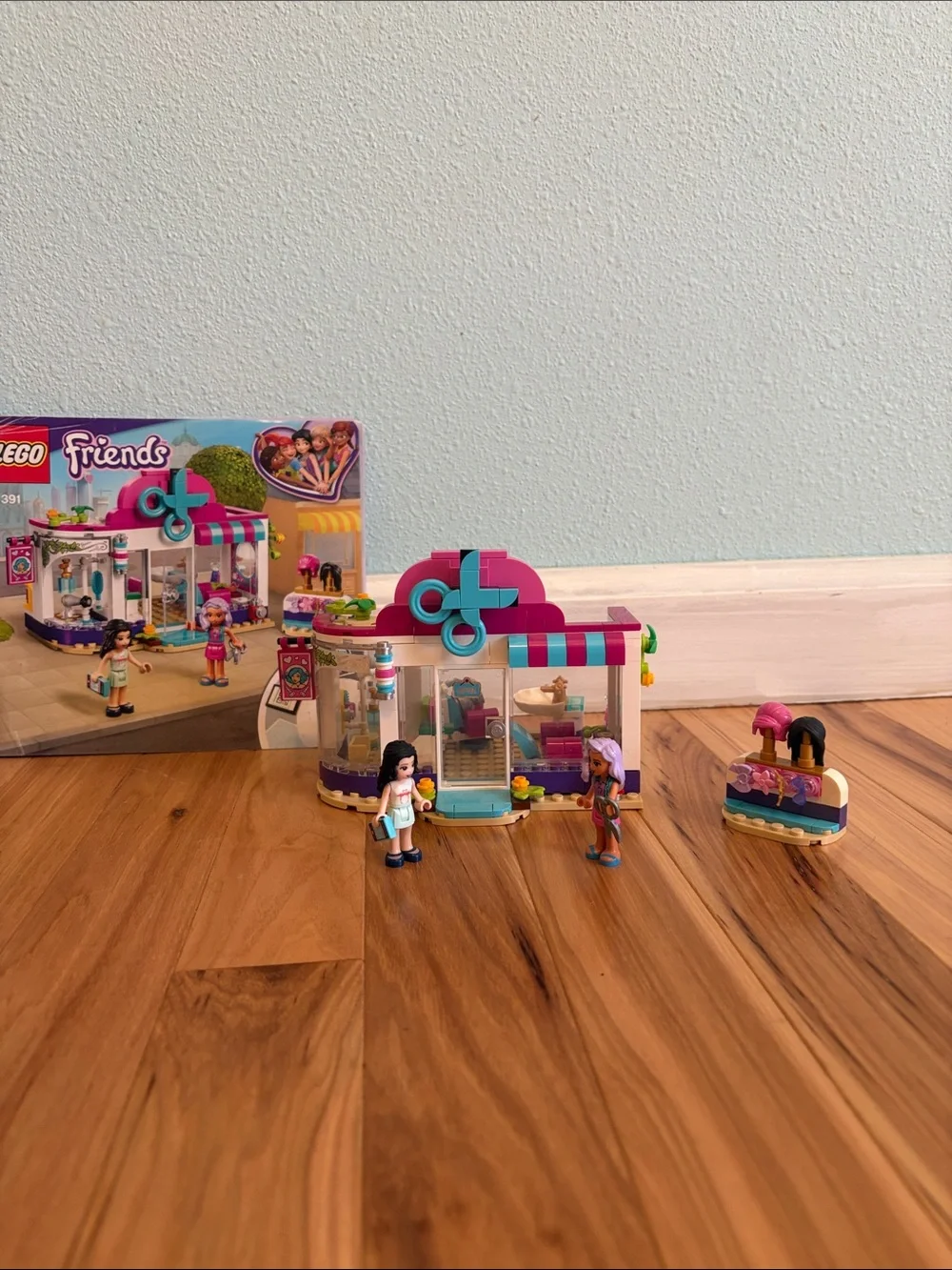 LEGO Friends Hair Salon Playset - Pink, Teal & Purple